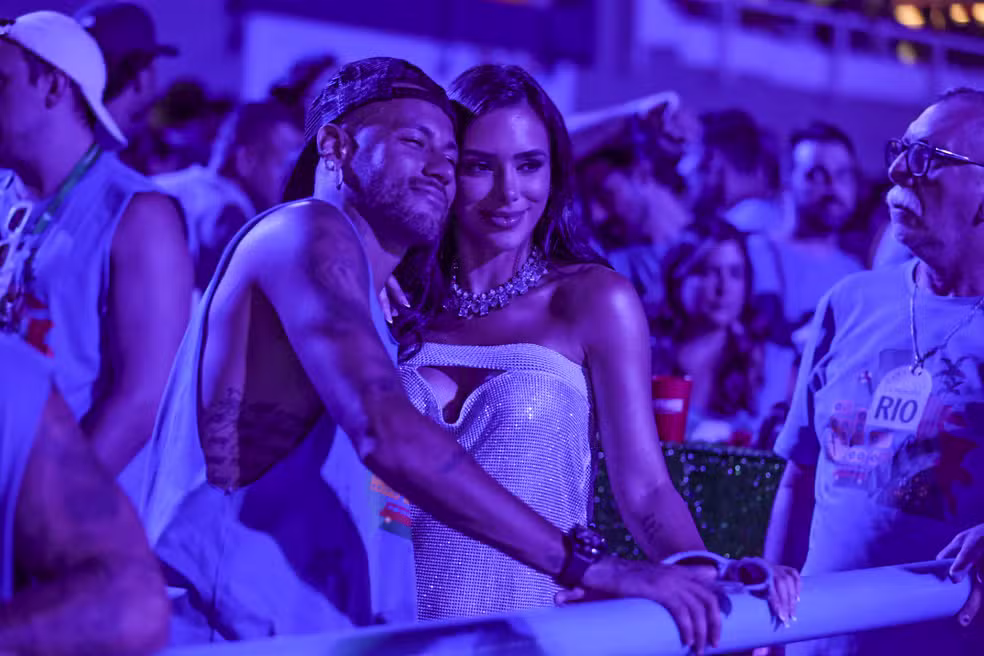 Bruna e Neymar no carnaval 2025 no Rio de Janeiro